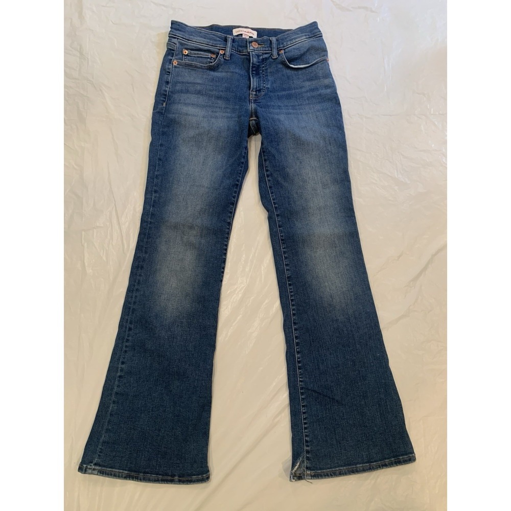Lucky Brand Sweet Mid Rise Flare Medium Wash Women's Jeans Size 4 (Actual 30x32)